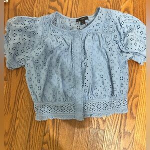 Light blue jcrew top - size small - only worn a few times!!!